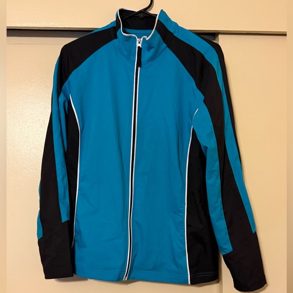 made for life Jackets & Blazers - Made for Life Teal and Black Jacket